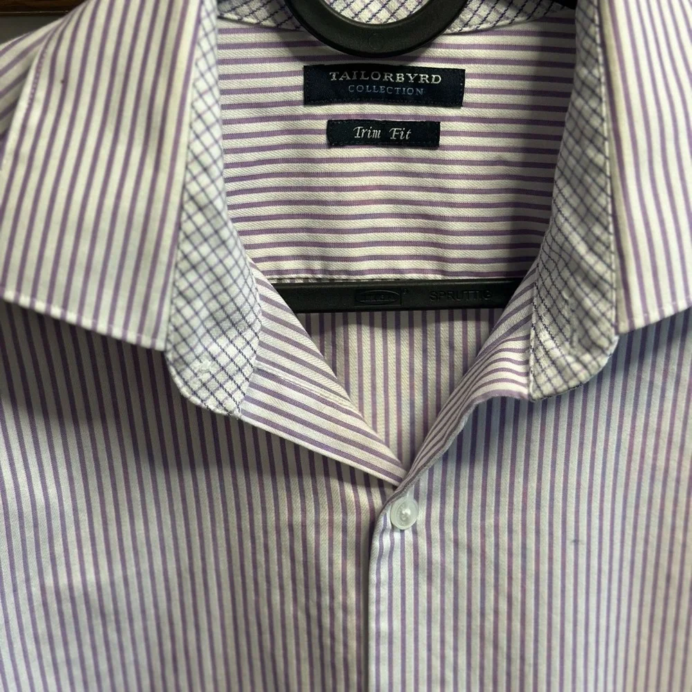 Tailorbyrd Purple Dress Shirt Classic Style